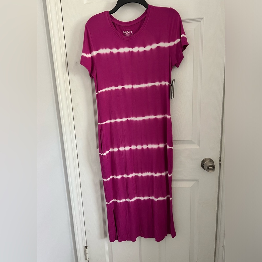 NWT MNY tie dye t shirt dress size small